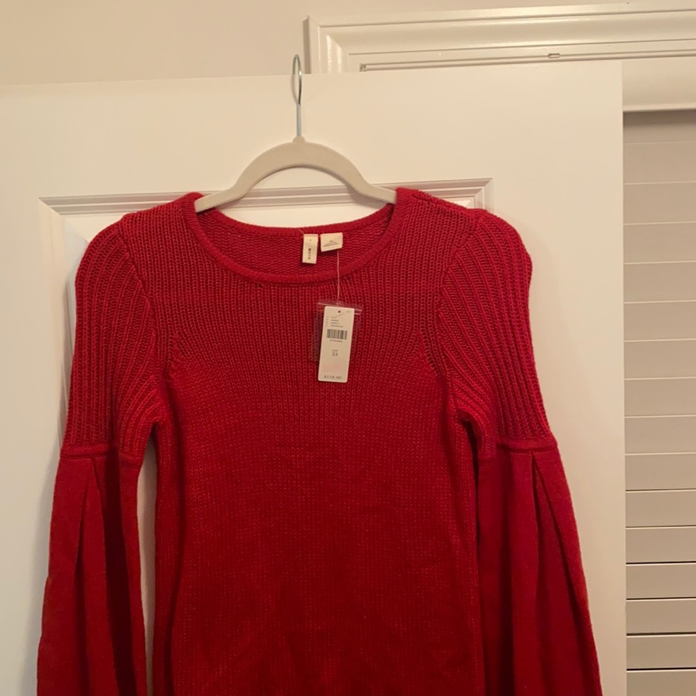Beautiful Anthropologie Red Sweater